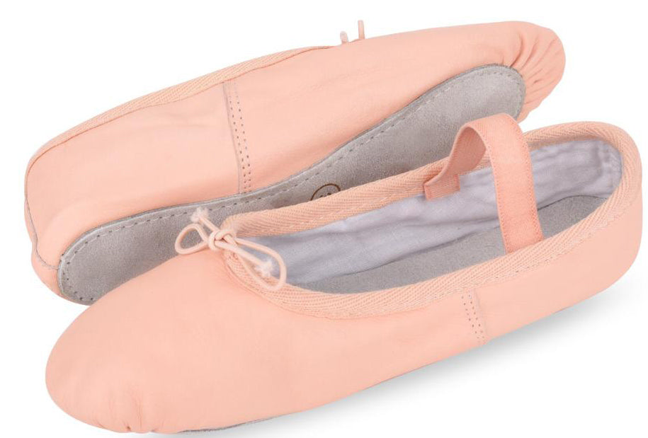 Ballet Shoes Leather full suede sole PINK